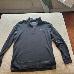 Vineyard Vines Black Zip Up Sweater